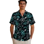 philadelphia-eagles-hawaiian-shirt-personalized-neon-florals-black-best-selling.webp