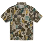 pittsburgh-pirates-hawaiian-shirt-personalized-tiki-masks-warm-beige-best-selling.webp