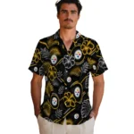 pittsburgh-steelers-hawaiian-shirt-custom-neon-florals-black-best-selling.webp