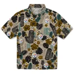 pittsburgh-steelers-hawaiian-shirt-customized-tiki-masks-warm-beige-best-selling.webp