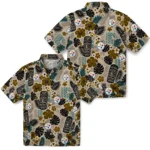 pittsburgh-steelers-hawaiian-shirt-customized-tiki-masks-warm-beige-best-selling.webp