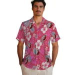 portland-trail-blazers-hawaiian-shirt-customized-hibiscus-monstera-red-best-selling.webp