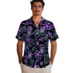 sacramento-kings-hawaiian-shirt-customized-neon-florals-black-best-selling.webp