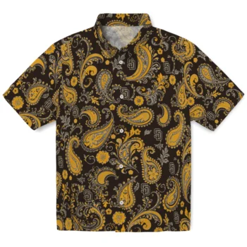 San Diego Padres Hawaiian Shirt - Paisley Print Brown