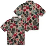 san-diego-state-aztecs-hawaiian-shirt-personalized-tiki-masks-warm-beige-best-selling.webp