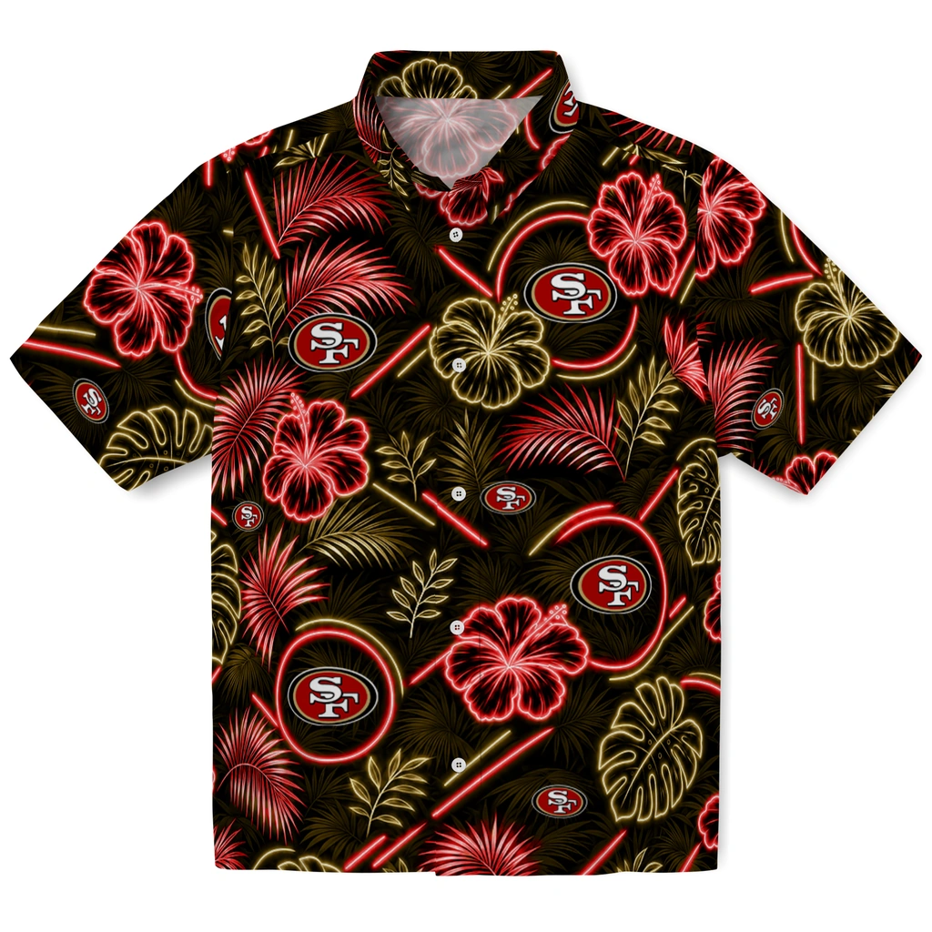 san-francisco-49ers-hawaiian-shirt-customized-neon-florals-black-best-selling.webp san francisco 49ers hawaiian shirt customized neon florals black best selling