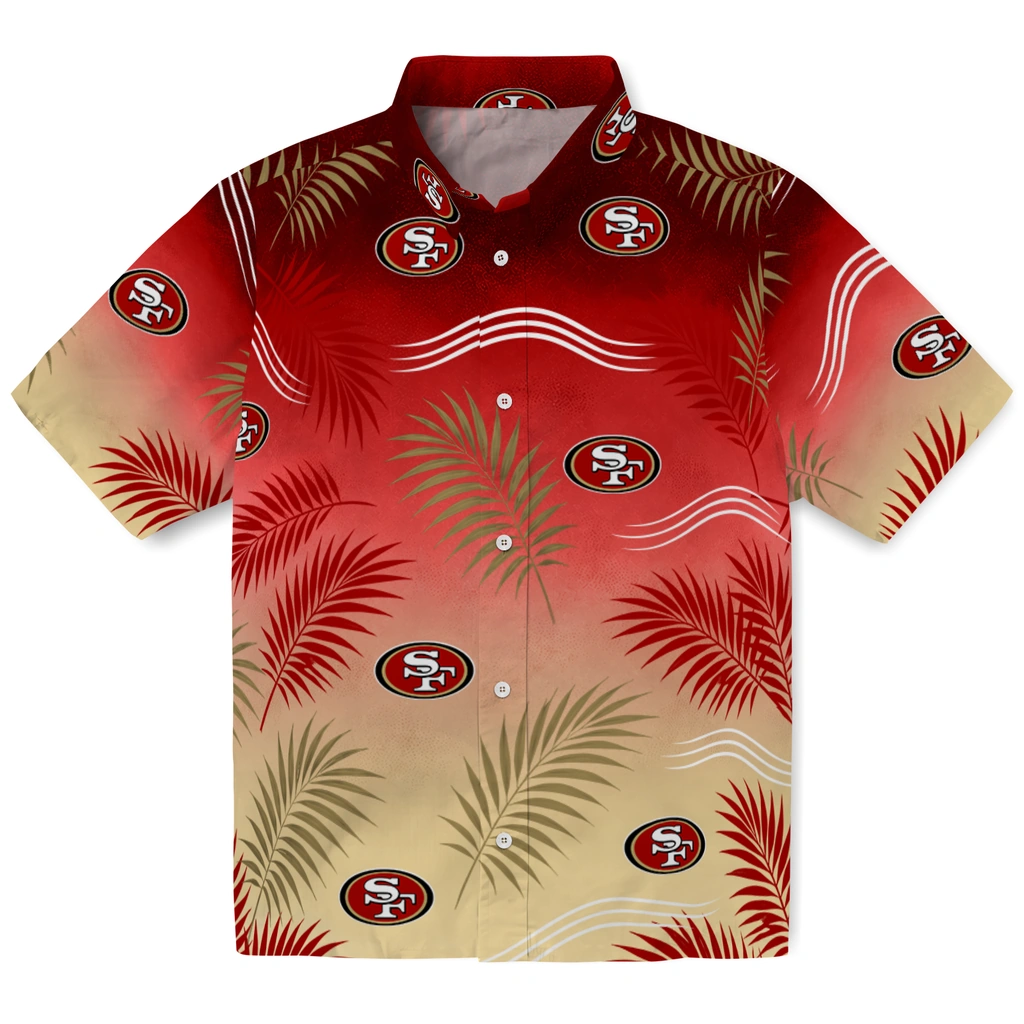 san-francisco-49ers-hawaiian-shirt-customized-ombre-fronds-red-best-selling.webp san francisco 49ers hawaiian shirt customized ombre fronds red best selling
