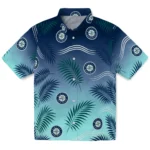seattle-mariners-hawaiian-shirt-customized-ombre-fronds-navy-blue-best-selling.webp