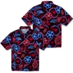 smu-mustangs-hawaiian-shirt-custom-neon-florals-black-best-selling.webp