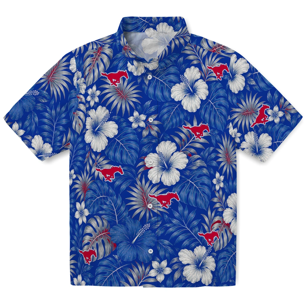 smu-mustangs-hawaiian-shirt-customized-hibiscus-monstera-blue-best-selling.webp smu mustangs hawaiian shirt customized hibiscus monstera blue best selling