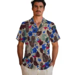 smu-mustangs-hawaiian-shirt-customized-tiki-masks-warm-beige-best-selling.webp