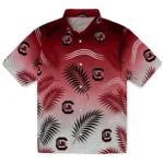 south-carolina-gamecocks-hawaiian-shirt-custom-ombre-fronds-garnet-best-selling.webp