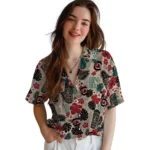 south-carolina-gamecocks-hawaiian-shirt-customized-tiki-masks-warm-beige-best-selling.webp