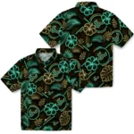 south-florida-bulls-hawaiian-shirt-custom-neon-florals-black-best-selling.webp