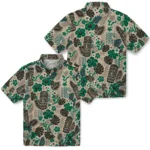 south-florida-bulls-hawaiian-shirt-customized-tiki-masks-warm-beige-best-selling.webp