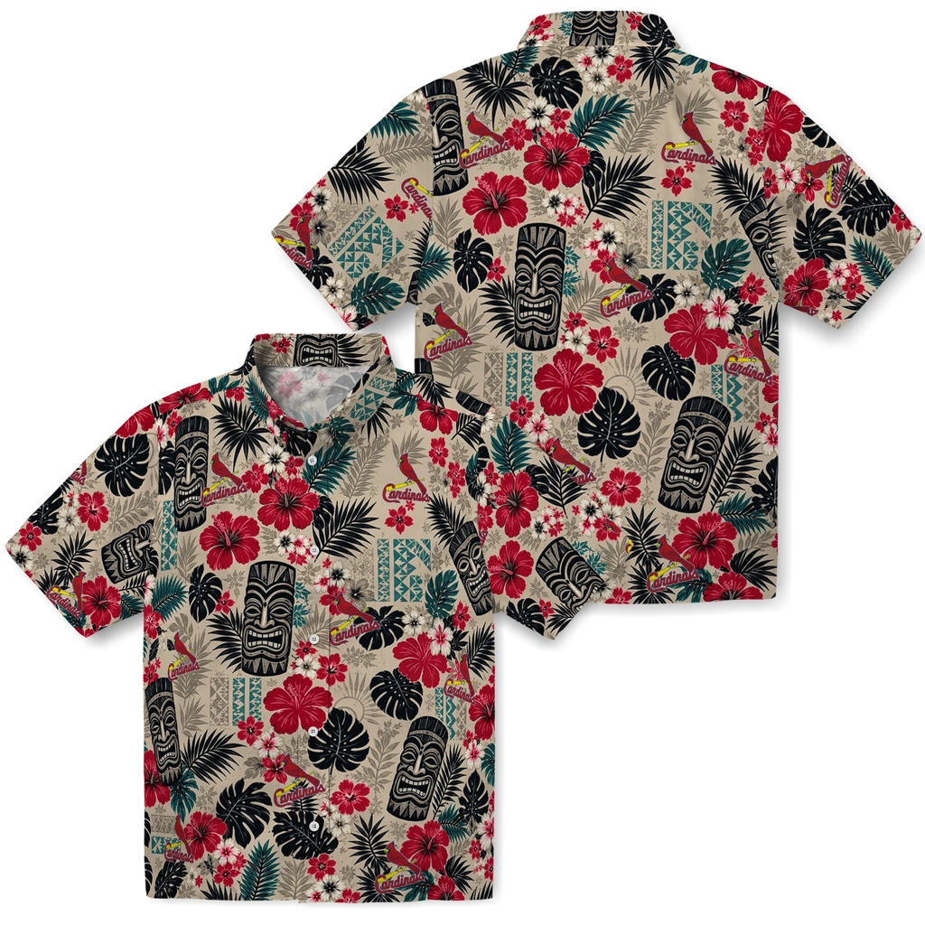 st-louis-cardinals-hawaiian-shirt-custom-tiki-masks-warm-beige-high-quality.webp