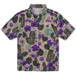 tcu-horned-frogs-hawaiian-shirt-personalized-tiki-masks-warm-beige-best-selling.webp