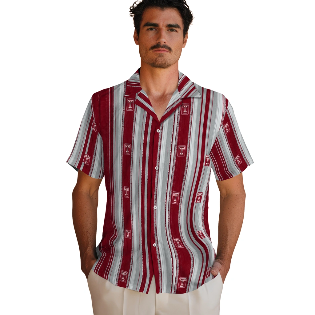 temple-owls-hawaiian-shirt-custom-distressed-stripes-red-silver-fashion-forward.webp