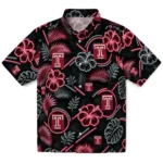 temple-owls-hawaiian-shirt-customized-neon-florals-black-best-selling.webp