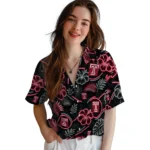 temple-owls-hawaiian-shirt-customized-neon-florals-black-best-selling.webp