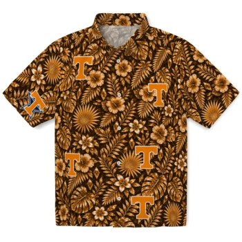 Tennessee Volunteers Hawaiian Shirt - Crystal Foliage Orange