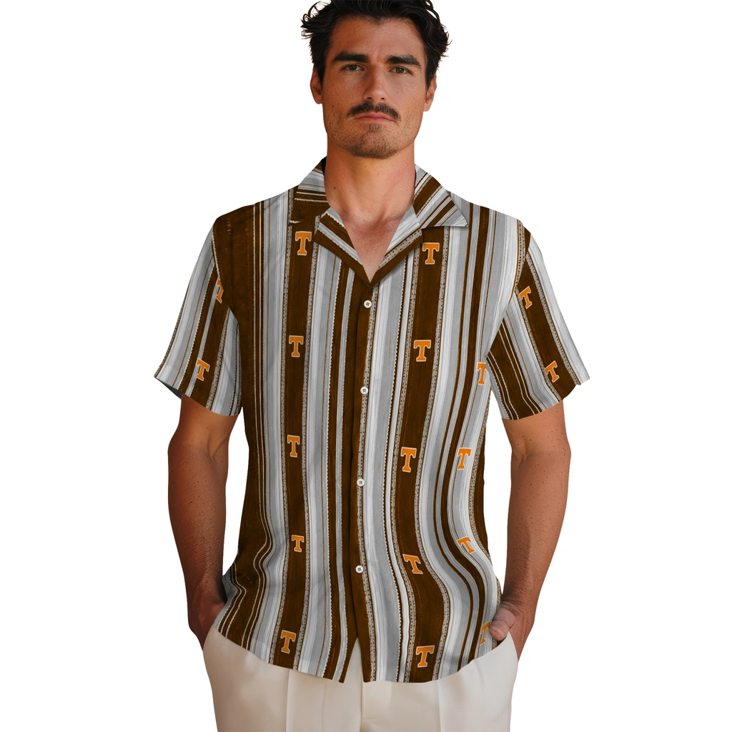 tennessee-volunteers-hawaiian-shirt-customized-distressed-stripes-orange-white-fashion-forward.webp