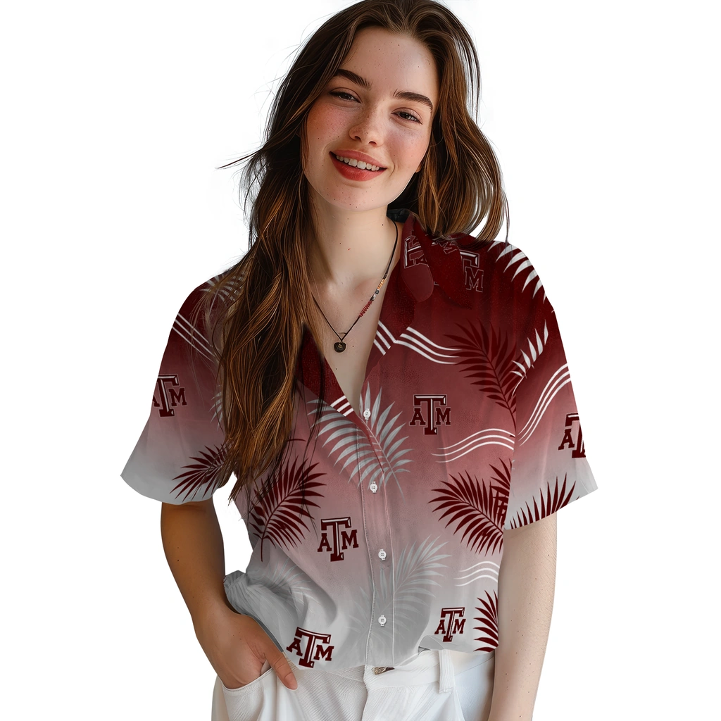 texas-am-aggies-hawaiian-shirt-custom-ombre-fronds-maroon-latest-model.webp