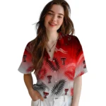 texas-tech-red-raiders-hawaiian-shirt-customized-ombre-fronds-red-best-selling.webp
