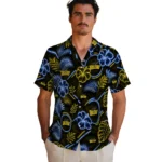 toledo-rockets-hawaiian-shirt-custom-neon-florals-black-best-selling.webp