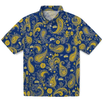 Toledo Rockets Hawaiian Shirt - Paisley Print Blue