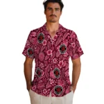 toronto-raptors-hawaiian-shirt-customized-crystal-foliage-red-best-selling.webp