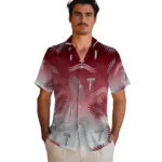 troy-trojans-hawaiian-shirt-personalized-ombre-fronds-red-best-selling.webp