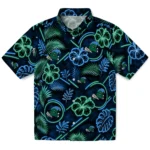tulane-green-wave-hawaiian-shirt-customized-neon-florals-black-best-selling.webp