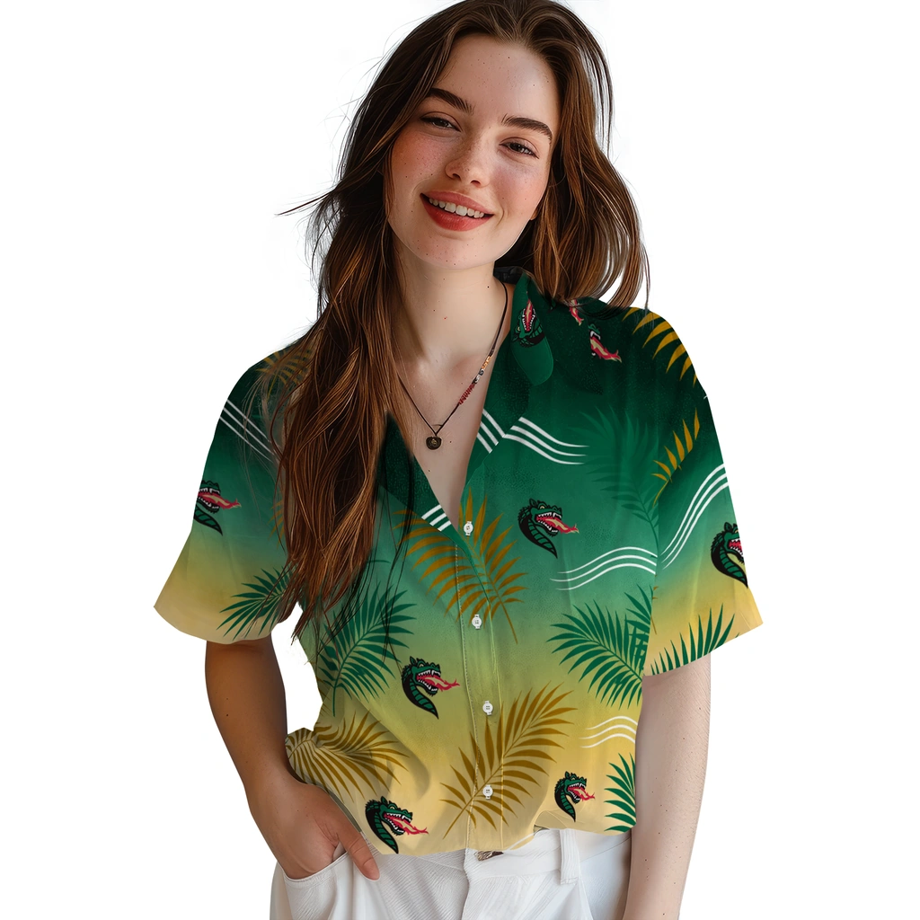 uab-blazers-hawaiian-shirt-personalized-ombre-fronds-green-latest-model.webp