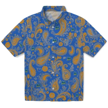 UCLA Bruins Hawaiian Shirt - Paisley Print Blue
