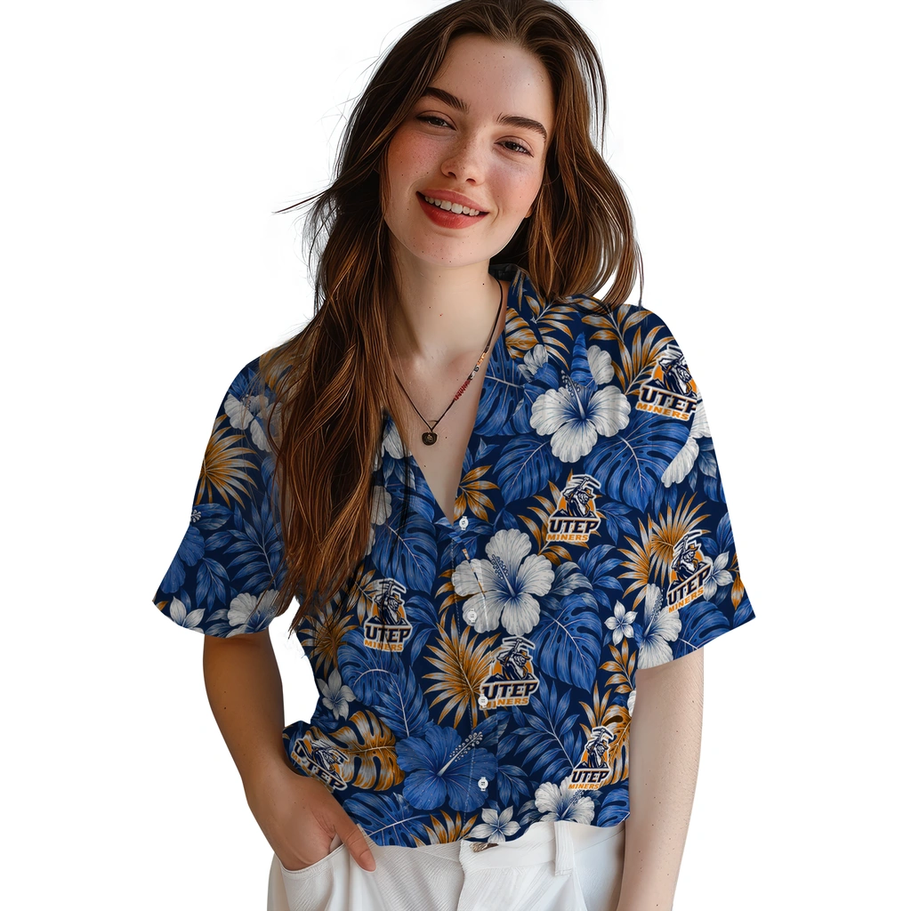 utep-miners-hawaiian-shirt-custom-hibiscus-monstera-blue-latest-model.webp