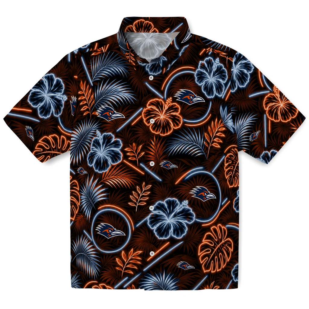 utsa-roadrunners-hawaiian-shirt-customized-neon-florals-black-best-selling.webp utsa roadrunners hawaiian shirt customized neon florals black best selling