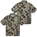 vanderbilt-commodores-hawaiian-shirt-customized-tiki-masks-warm-beige-best-selling.webp
