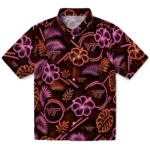 virginia-tech-hokies-hawaiian-shirt-customized-neon-florals-black-best-selling.webp