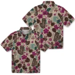 virginia-tech-hokies-hawaiian-shirt-personalized-tiki-masks-warm-beige-best-selling.webp