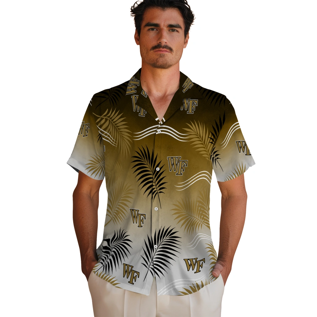 wake-forest-demon-deacons-hawaiian-shirt-personalized-ombre-fronds-gold-fashion-forward.webp