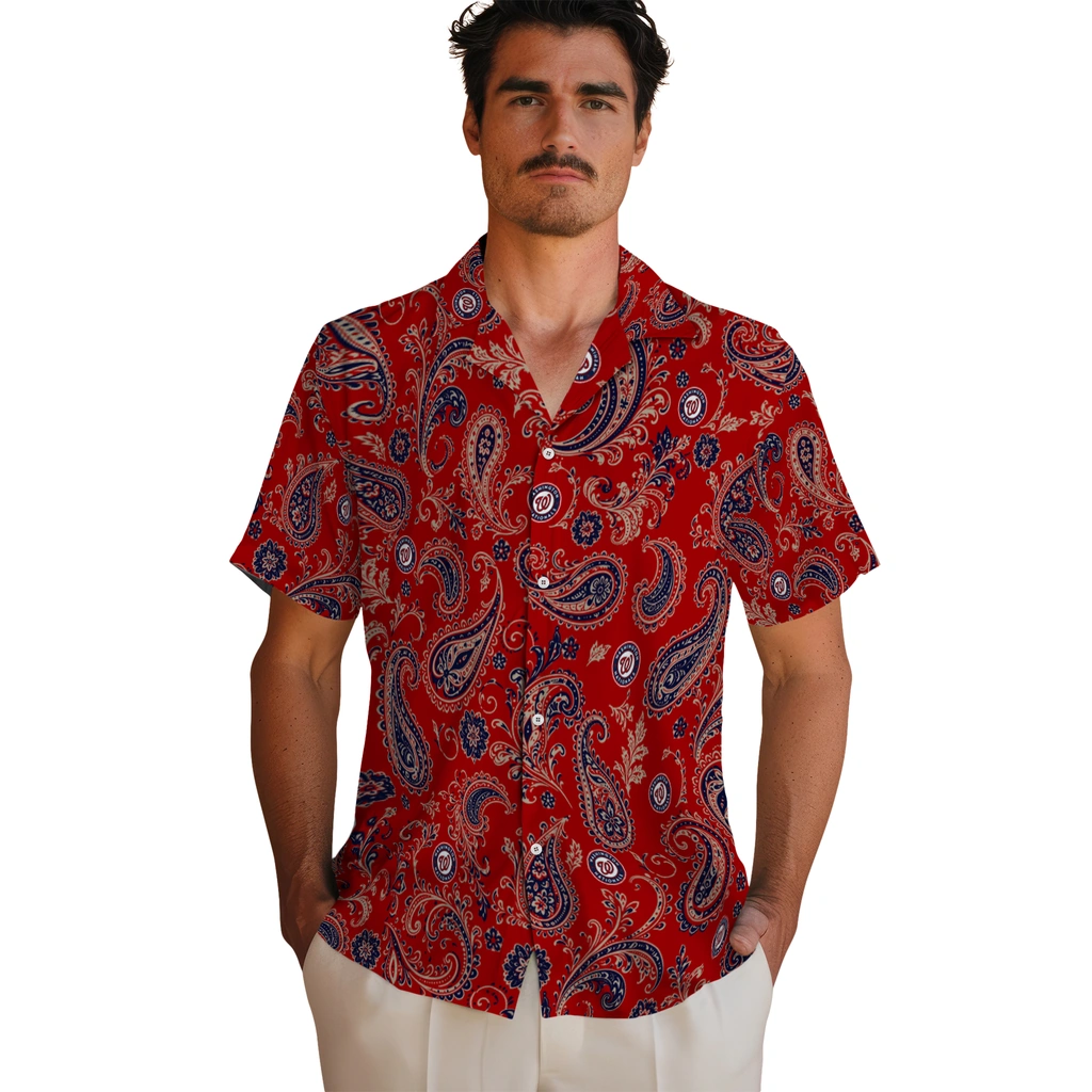 washington-nationals-hawaiian-shirt-personalized-paisley-print-red-fashion-forward.webp