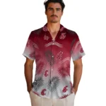 washington-state-cougars-hawaiian-shirt-custom-ombre-fronds-crimson-best-selling.webp