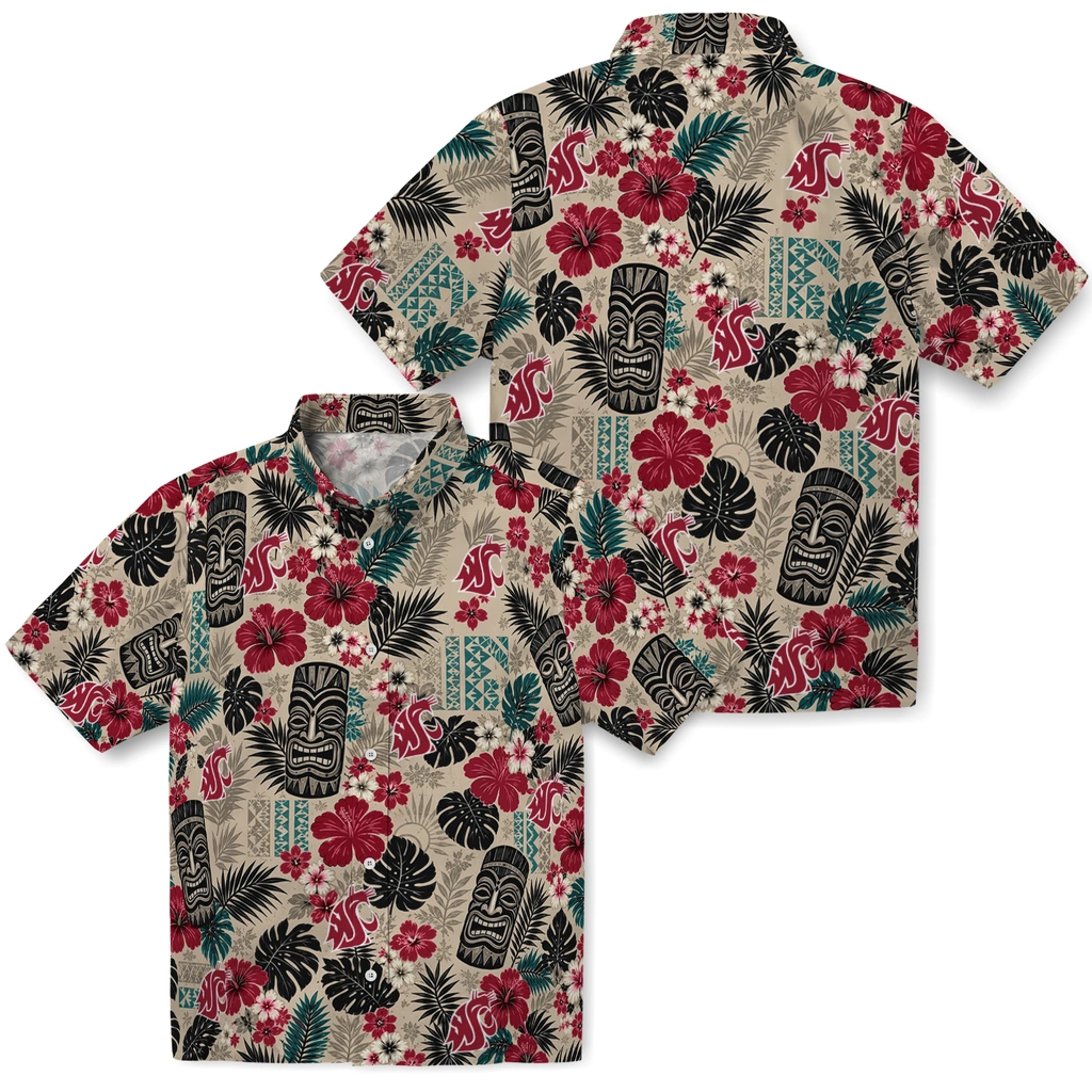 washington-state-cougars-hawaiian-shirt-customized-tiki-masks-warm-beige-high-quality.webp