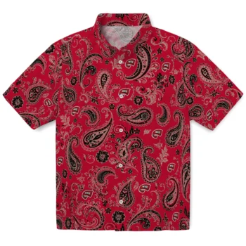 Western Kentucky Hilltoppers Hawaiian Shirt - Paisley Print Red