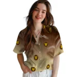 western-michigan-broncos-hawaiian-shirt-custom-ombre-fronds-brown-best-selling.webp
