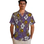 western-michigan-broncos-hawaiian-shirt-customized-hibiscus-monstera-brown-best-selling.webp