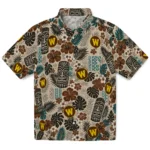 western-michigan-broncos-hawaiian-shirt-customized-tiki-masks-warm-beige-best-selling.webp