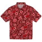 wisconsin-badgers-hawaiian-shirt-personalized-crystal-foliage-red-best-selling.webp